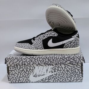 Air Jordan 1 Retro Low OG 'Black Cement